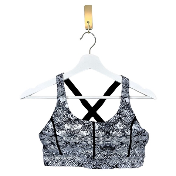 Zyia Light n Tight Cobra Metallic Adjustable Sport Bra Size Medium - Picture 4 of 7